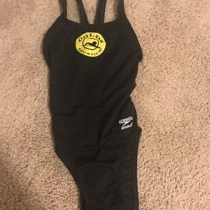 Speedo Black Swimsuit Size S NEVER WORN